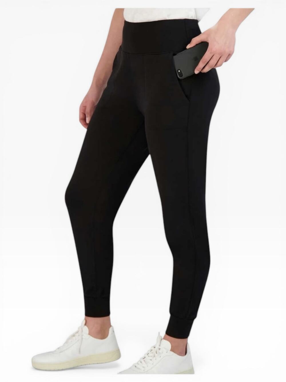 Sage Scuba Jogger Sweatpants Women M Black NWT